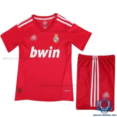 Retro Real Madrid Third Kids Replica Football Kit 2011/12 - Front View