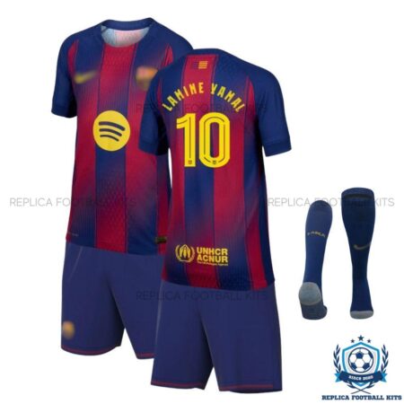 Barcelona Lamine Yamal 10 Home Kids Replica Kit 25/26 - overview