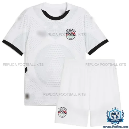 Egypt Away Kid Replica Football Kit 2025 - Front view