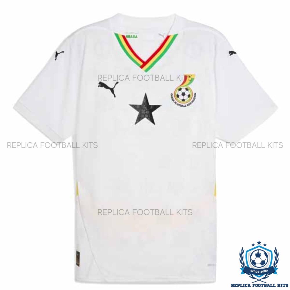 Ghana Home Men Replica Football Shirts 2025 - Front view