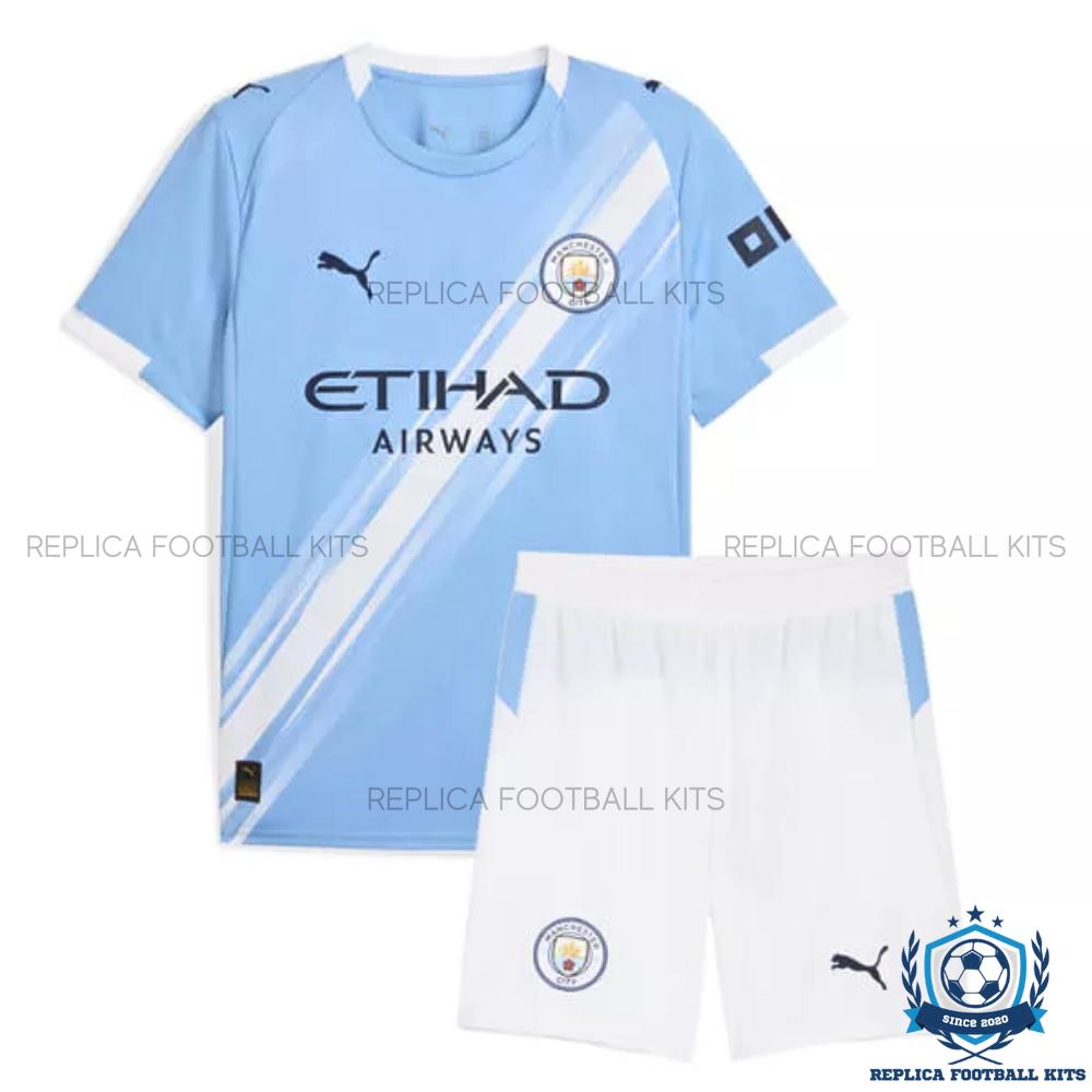 Manchester City Home Kid Replica Kit 25/26 - overview