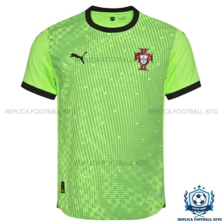 Portugal Green Goalkeeper Replica Shirt 25/26 - Front view