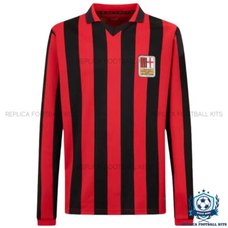 AC Milan 125th Anniversary Men Replica Shirt Long Sleeve - Front view