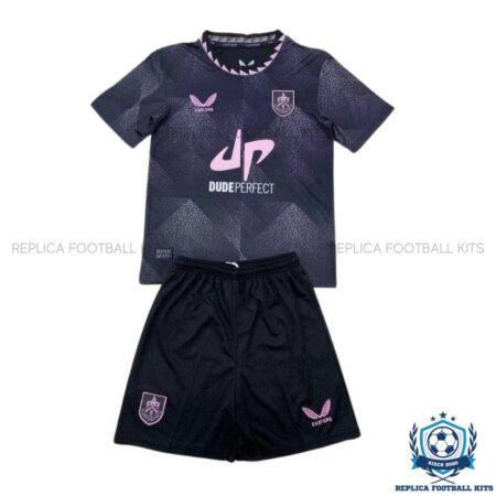 Burnley Away Kid Replica Football Kit 24/25 - Front view