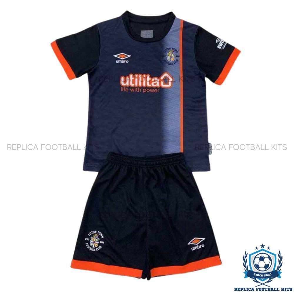 Luton Away Kid Replica Football Kit 2024/25 - Front view