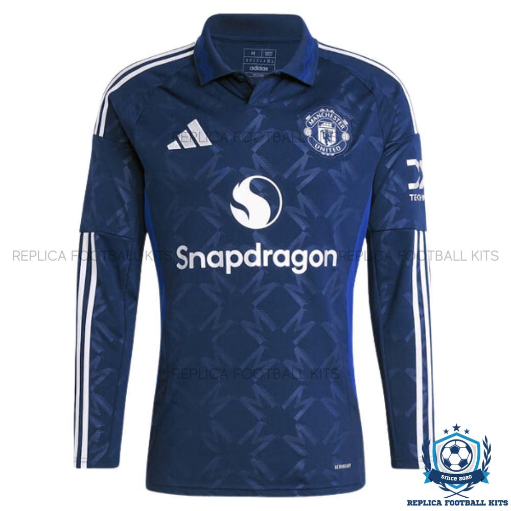 Manchester United Away Men Replica Shirt 2024/25 Long Sleeve - Front view