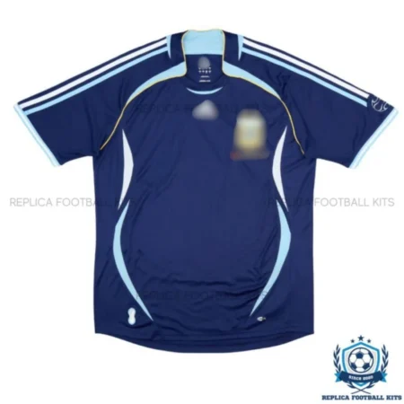 Retro Argentina Away Men Replica Shirt 2006 - Front view