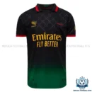 AC Milan Black Green Fourth Men Replica Shirt 2024/25 - Front view