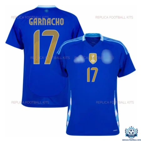Argentina GARNACHO 17 Away Men Replica Shirt 2024 - Over View