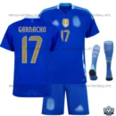 Argentina GARNACHO 17 Away Kid Replica Kits 24/25 - Over View