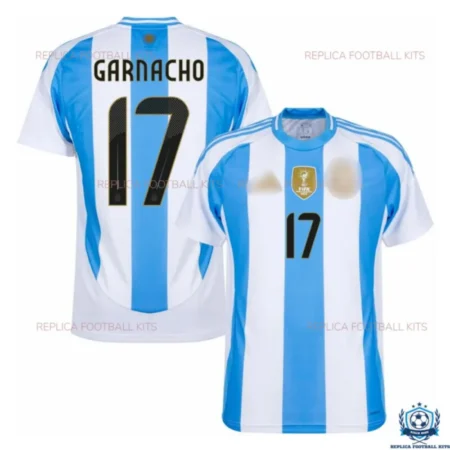 Argentina GARNACHO 17 Home Men Replica Shirt 2024 - Over View