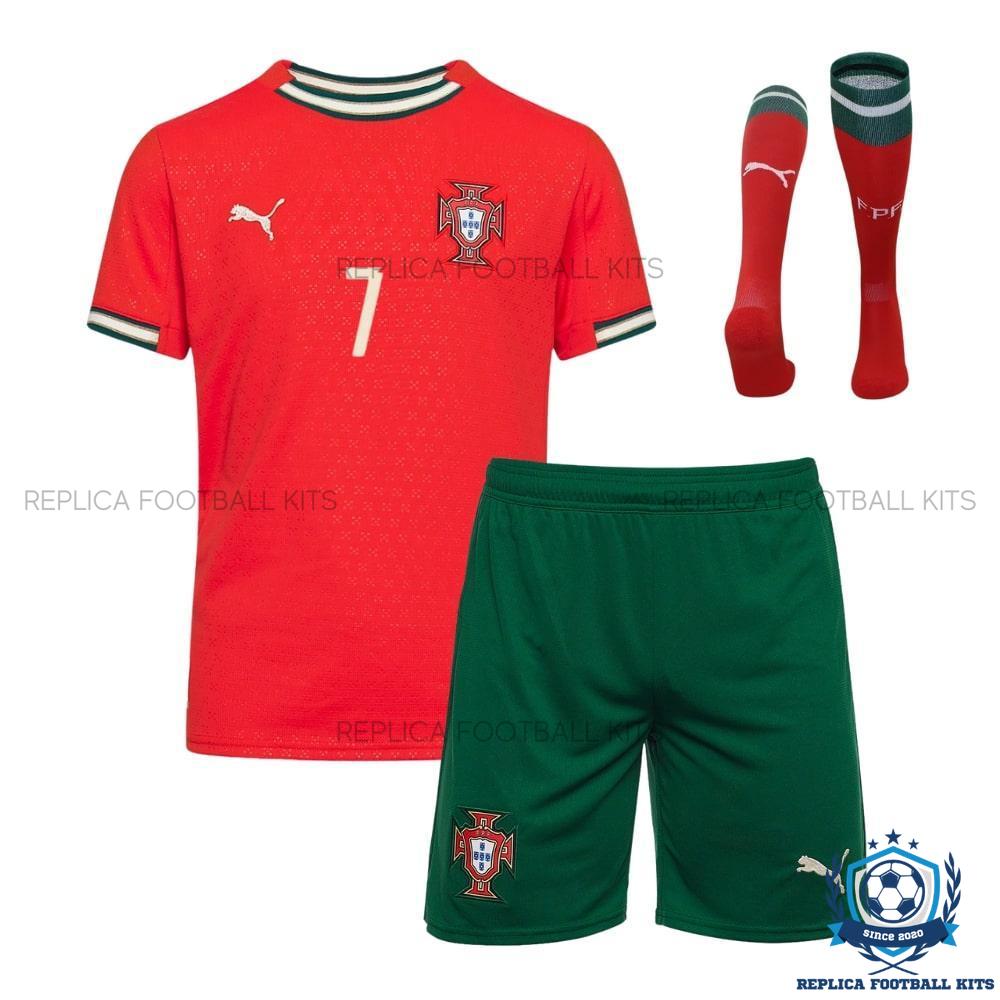 Portugal Home Adult Replica Kit 2025 RONALDO 7 - front view