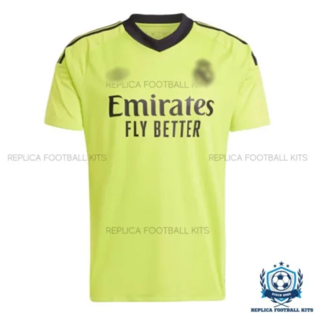 Real Madrid Green Goalkeeper Men Replica Football Shirt 2024/25 - Front View
