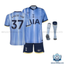 Tottenham Hotspur VAN DE VEN 37 Away Kid Replica Kit 24/25 - Overview