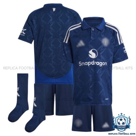 Manchester United Away Kid Replica Football Kit 24-25 - Main Front View