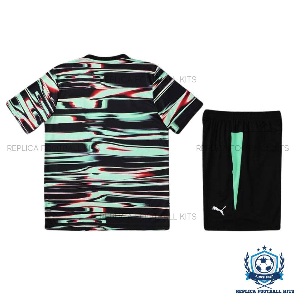 Portugal Pre Match Training Kid Replica Kit 2025/26 - Back view