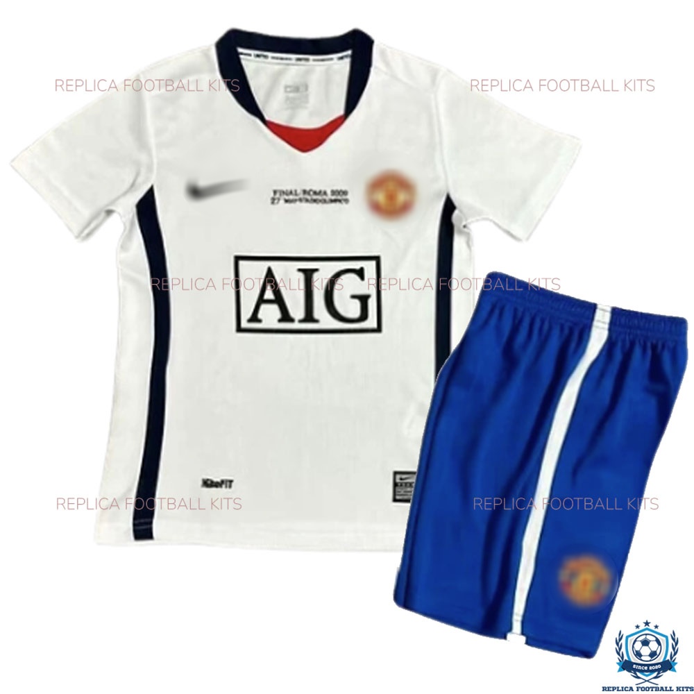 Man United Away Kid Kit 2008-09 - Front View