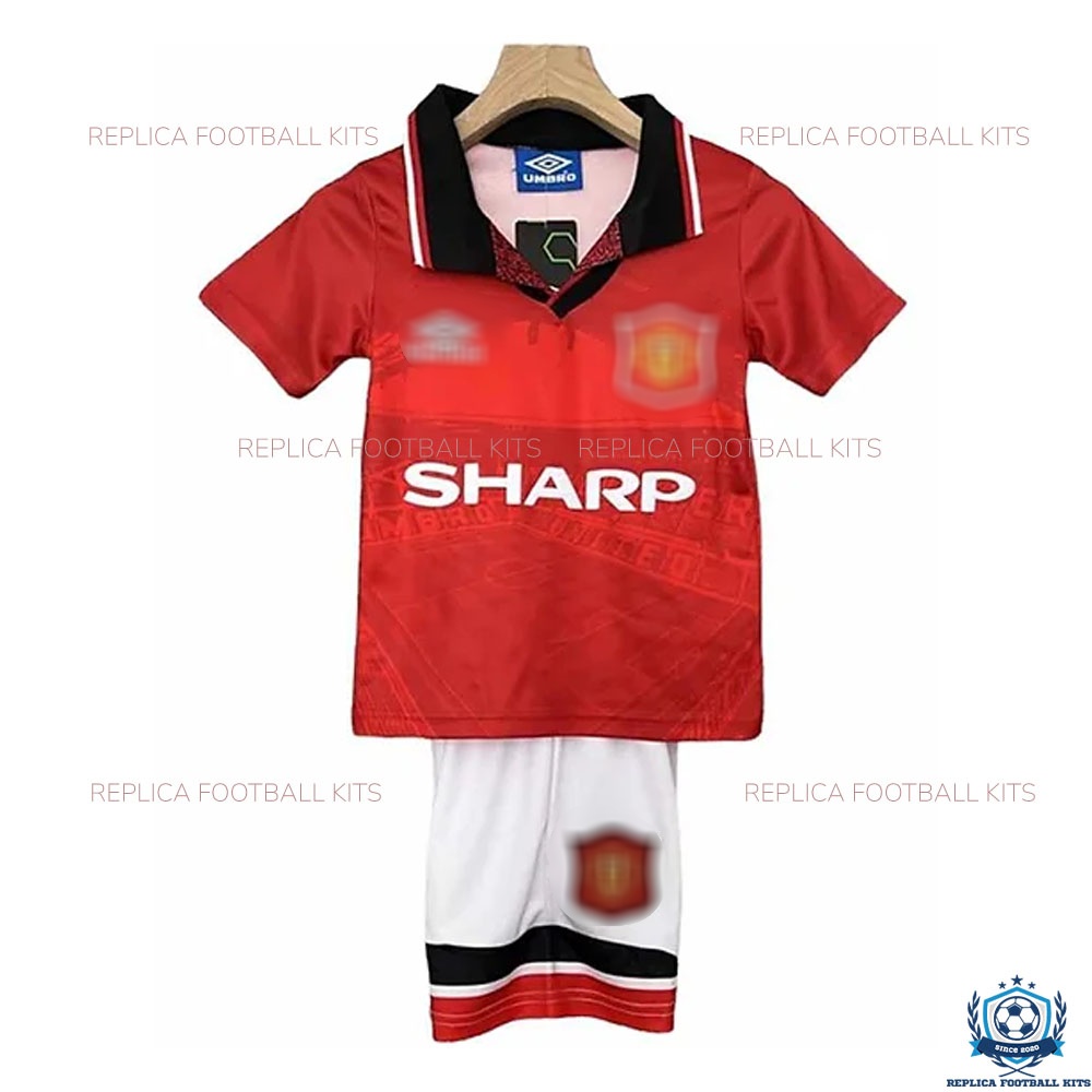 Manchester United Home Kid Replica Kit 94/96 - Front View