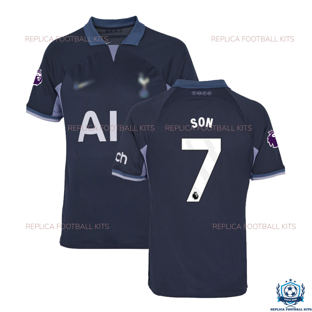 Tottenham Away Replica Shirt SON 7 - Front View