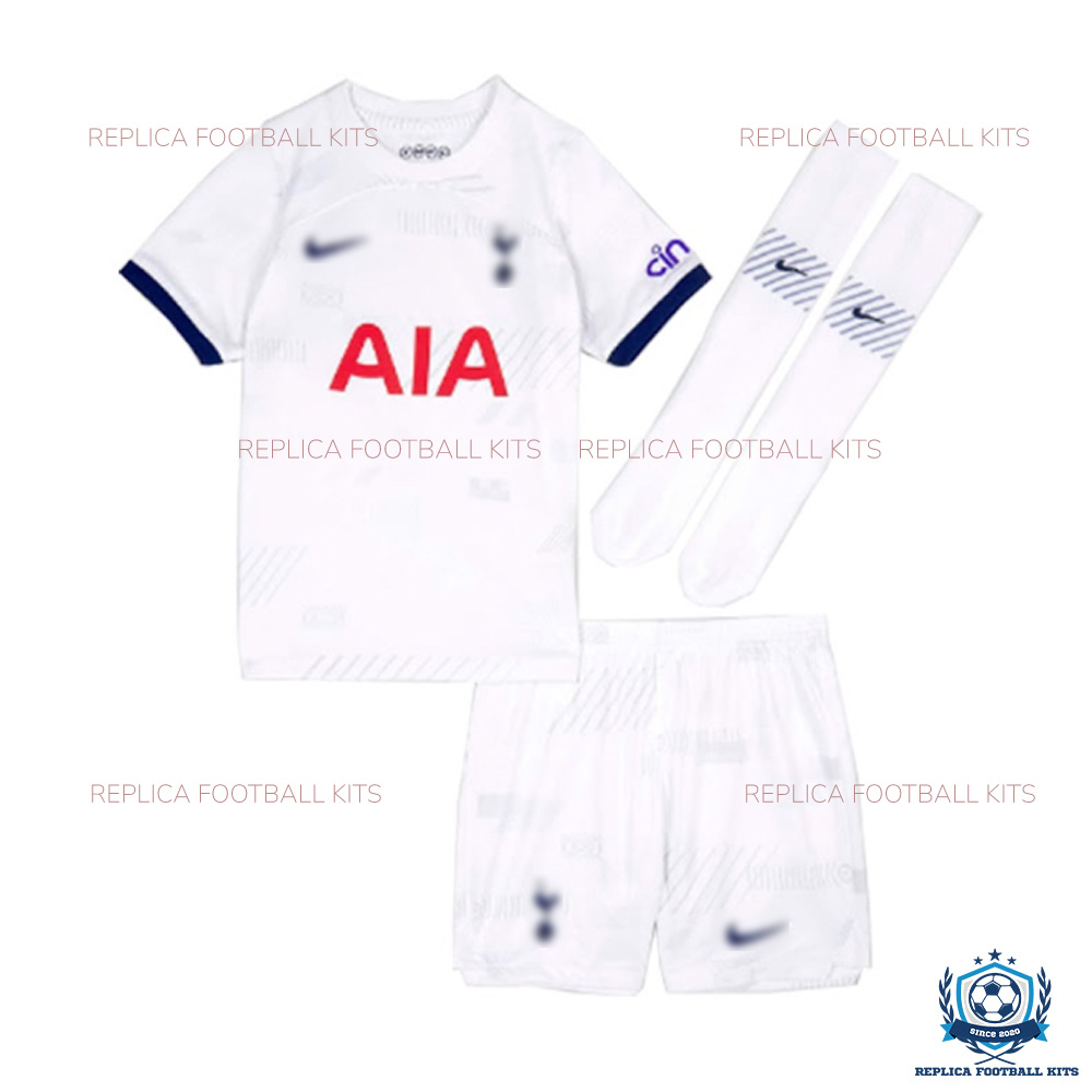 Tottenham Spurs Home Kid Replica Kit - Front View