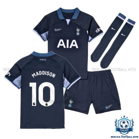 Tottenham Spurs Maddison 10 Away Kid Replica Kit - Front View