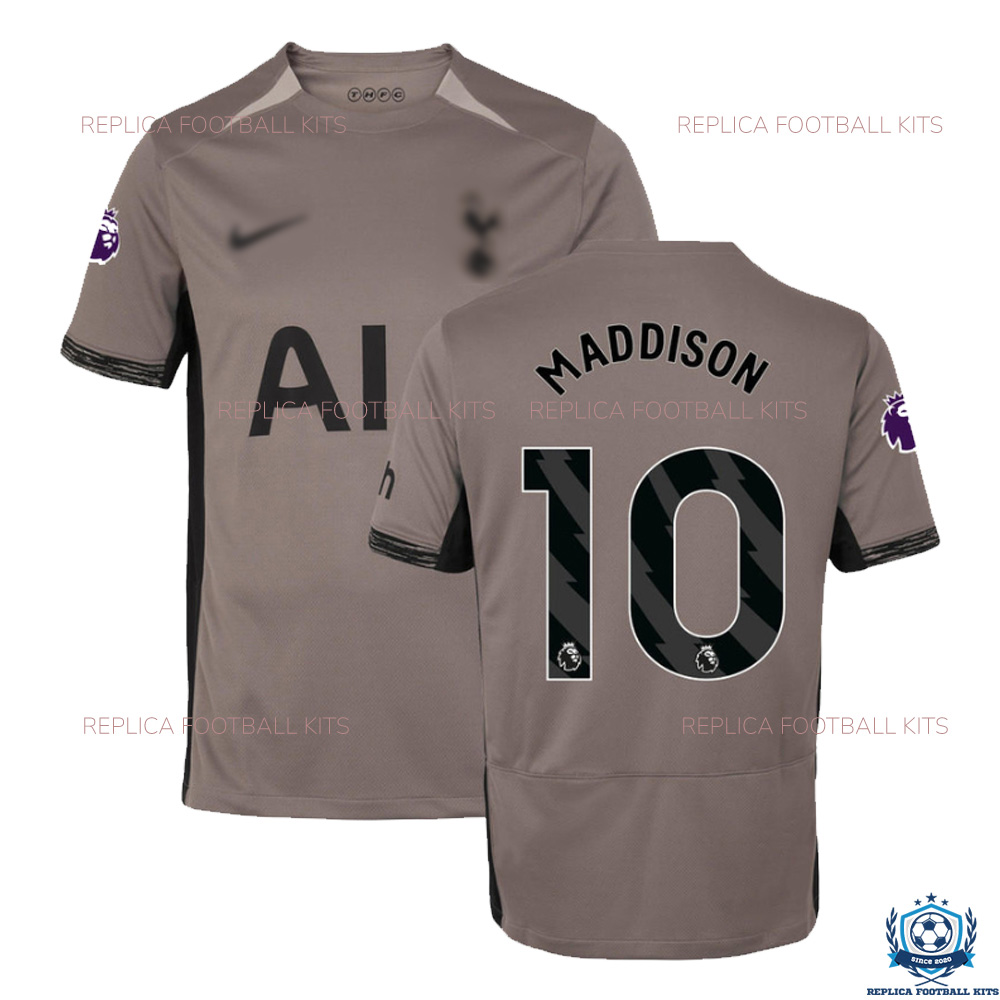 Tottenham Third Replica Shirt Maddison 10 - Front View