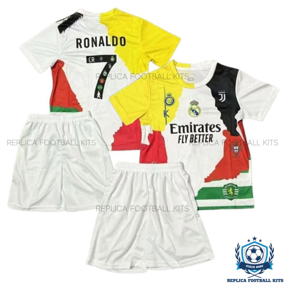 RONALDO 7 Commemorative Edition Kids Football Kit 2025 - overview