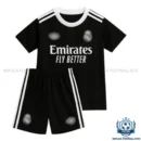 Real Madrid Black Goalkeeper Kids Replica Kit 25/26 - frotn view