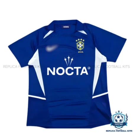 Retro Brazil x NOCTA Special Edition Men Replica Football Shirt 2002 - front view
