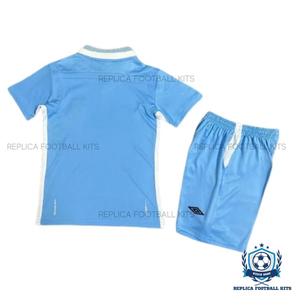 Retro Manchester City Home Kid Replica Kit 11/12 - back view