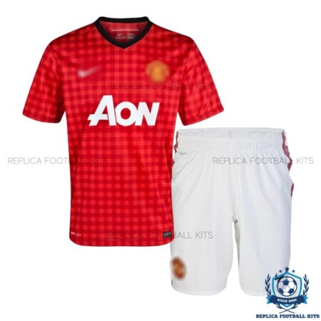 Manchester United Home Kid Replica Kit 12/13 - Front View