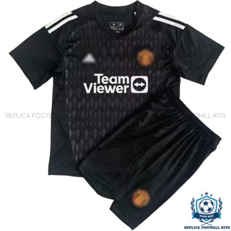 Manchester United Goalkeeper Third Kid Replica Kit - Front View