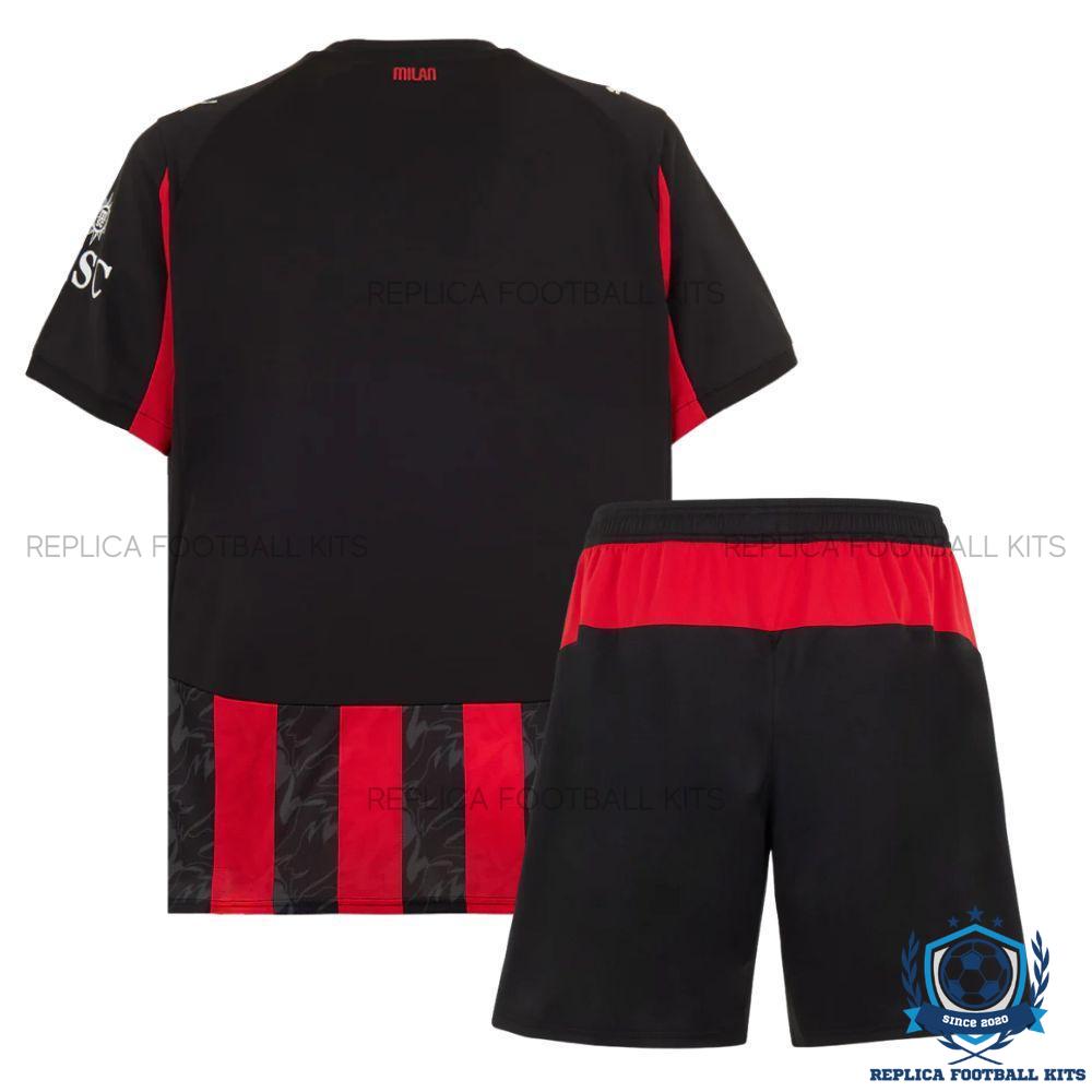 AC Milan Home Kids Replica Football Kit 25/26 - back view