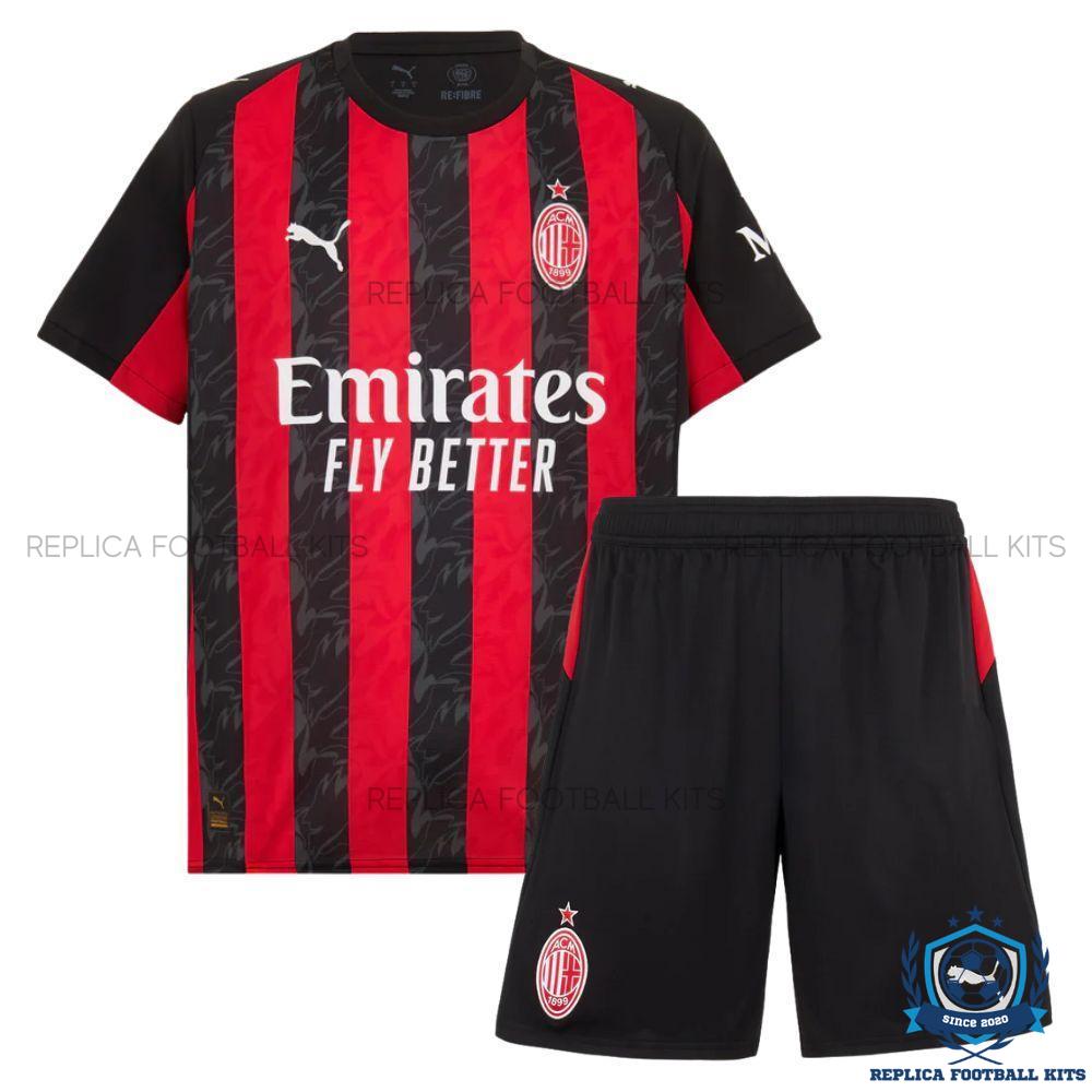 AC Milan Home Kids Replica Football Kit 25/26 - front view
