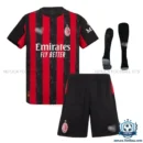 AC Milan Home Kids Replica Football Kit 25/26 - front view with socks
