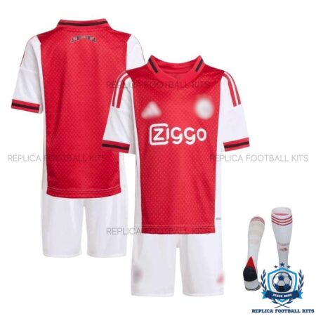 Ajax Home Kid Replica Fooball Kit 25/26 - overview