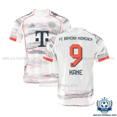 Bayern Munich Away Men Replica Shirt 25/26 Kane 9 - front view