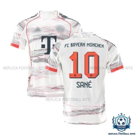 Bayern Munich Away Men Replica Shirt 25/26 Sané 10 - overview