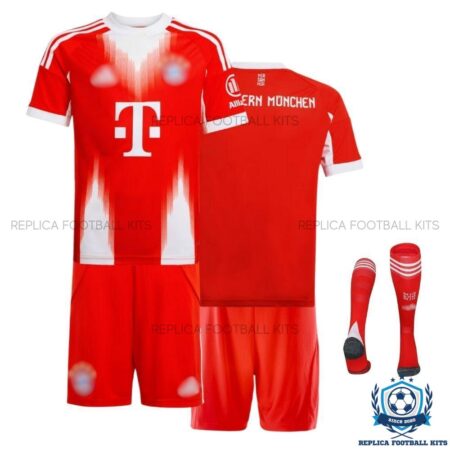 Bayern Munich Home Kids Replica Kit 25/26 - overview with socks