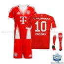 Bayern Munich Musiala 10 Home Kids Replica Kit 25/26 - overview with socks
