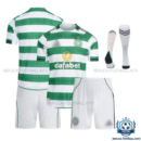 Celtic Home Kid Replica Football Kit 25/26 - overview with socks