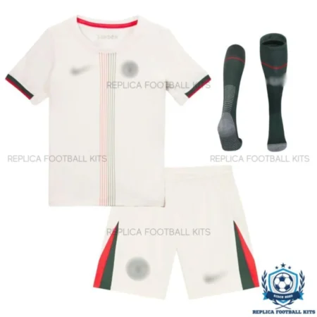 Chelsea Away Kid Replica Kit 25/26 - front view with socks