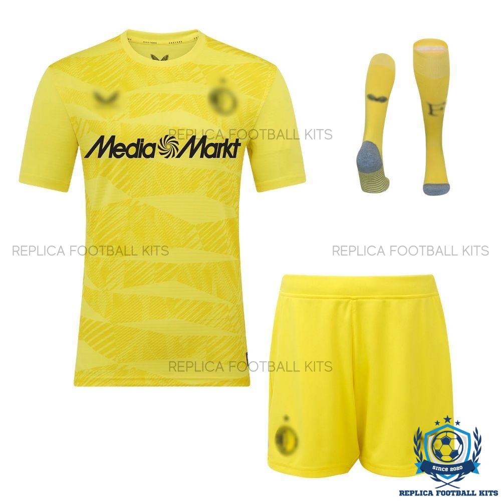 Feyenoord Goalkeeper Kids Replica Football Kit 25/26 - front view
