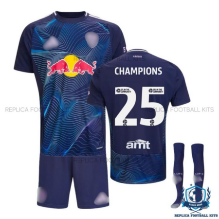 Leeds United Champions 25 Third Kid Replica Kit 24/25 - overview