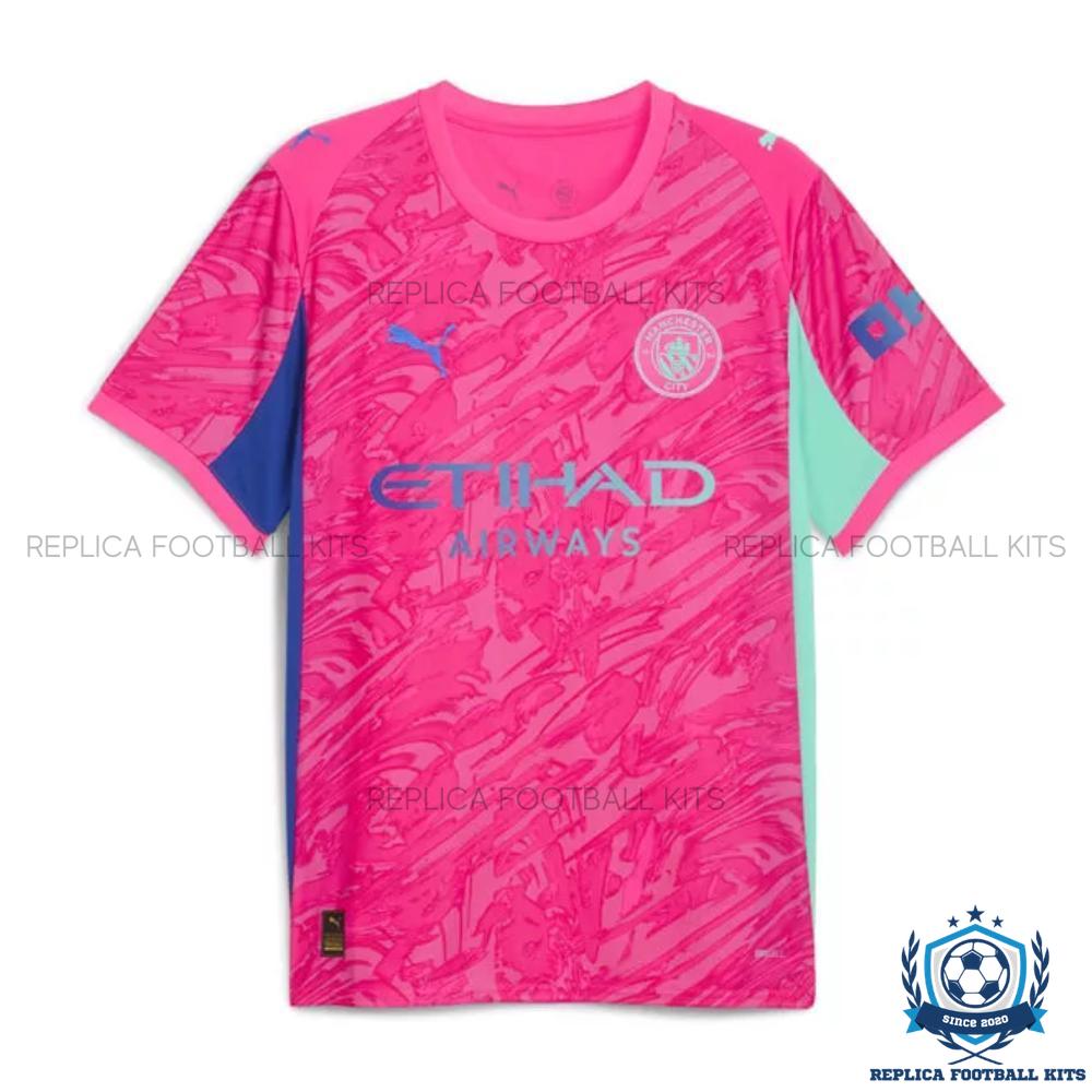 Manchester City Pink Goalkeeper Men Replica Shirt 25/26 - front view