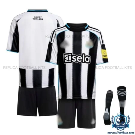 Newcastle Home Kid Replica Football Kit 2025/26 - overview