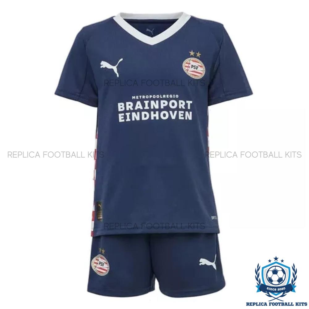 PSV Eindhoven Away Kids Replica Kit 25/26 - front view