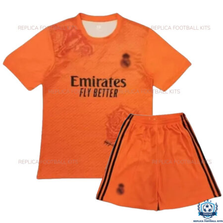 Real Madrid Away Kids Replica Football Kit 2024/25 - Front View