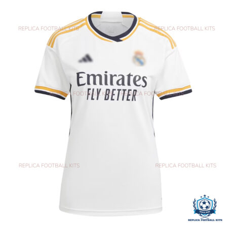Real Madrid Home Women Replica Football Shirt 2023/24 - Front View