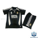 Retro Real Madrid Away Kids Replica Football Kit 2006/07 - Front View